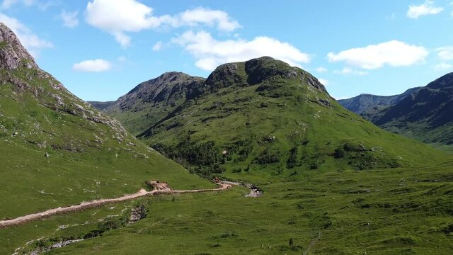Scotland mounting Ben Navis,Glen Coe, driving round from movie James Bond Skyfall