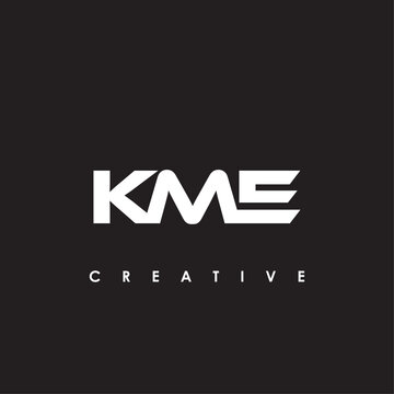 KME Letter Initial Logo Design Template Vector Illustration