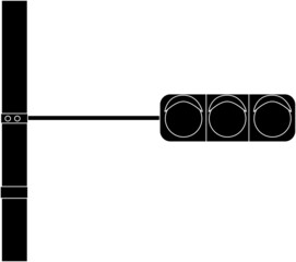 車両の信号機「シルエット」
