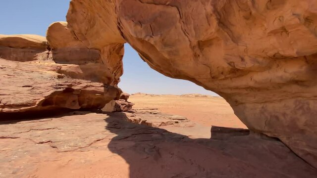 B roll clips of mountain desert of Tabuk in Saudi Arabia