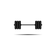 Barbell, Dumbbell Gym Icon Logo Template gym Badge, Fitness Logo