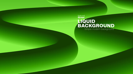 Natural Green Liquid Background