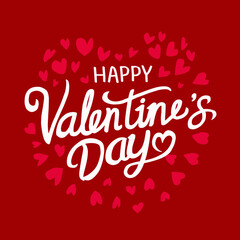 Fototapeta premium International Women's Day. Vector template with lettering design. 