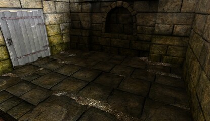 Fantasy medieval dungeon architecture construction 3d illustration