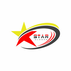 Star icon Template vector illustration design