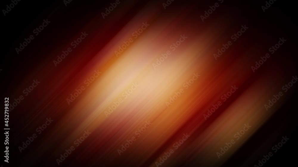 Poster beautiful diagonal directional blurry lines gradient glow orange colored seamless loop with black ba