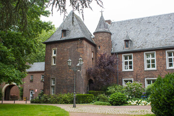 Fototapeta na wymiar town hall in Issum, North Rhine Westphalia, Germany