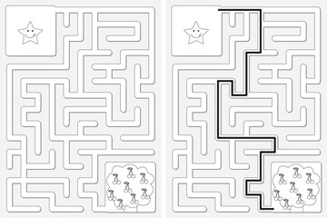 Easy little star maze