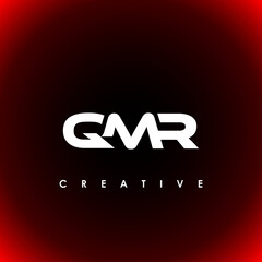 QMR Letter Initial Logo Design Template Vector Illustration