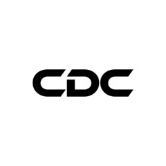 CDC letter logo design with white background in illustrator, vector logo modern alphabet font overlap style. calligraphy designs for logo, Poster, Invitation, etc.