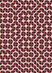 Abstract Geometric Pattern generative computational art illustration