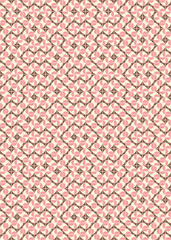 Abstract Geometric Pattern generative computational art illustration