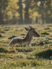 Deer in Richmond Park, London