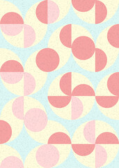 Abstract Geometric Pattern generative computational art illustration