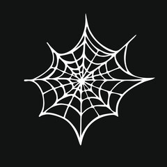 spider on white background