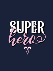 Woman inspirational quote poster design