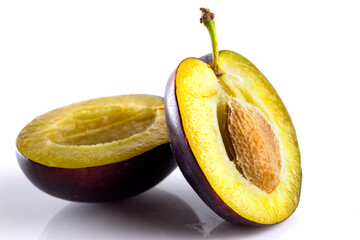 image of ripe plum close-up