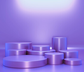 Stage display table background template mock up minimal composition 3d rendering