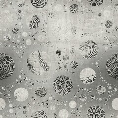 Seamless abstract textured circle pattern for surface print. High quality illustration. Modern grungy polka dot graphic motif. Hipster chic textile swatch. Dots, spots, or orbs. Scrapbook paper design