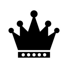 Crown vector icon. King illustration sign. Queen symbol. monarchy mark.