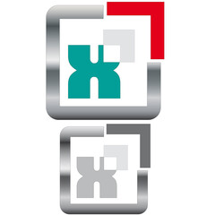 Obraz premium Buchstabenrahmen x 3