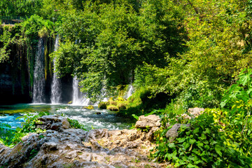 Upper Duden Waterfall is called as Alexander Falls as well and 10 km far from the city center. The paradise like hinterland of the waterfall is all in green in Antalya