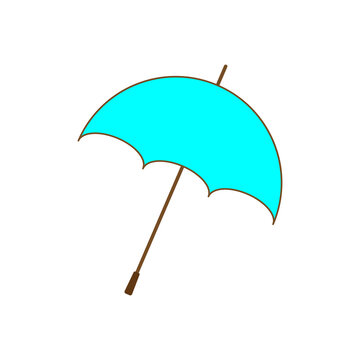 Rain umbrella icon on a white background.