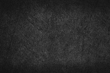 Black background texture, Surface of concrete blank for design.