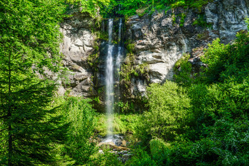 Smolyan Waterfall, near the town of Smolyan, Rhodope Mountain, Bulgaria.