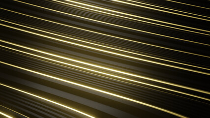 Abstract gold and black luxury background with glow effect