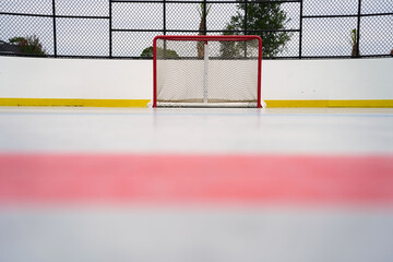 Outdoor Roller Hockey Quad Rink 