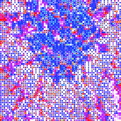 Creative mosaic pattern colored squares. Colored art festival abstract pixel background. RGB pattern. Mosaic colorful beautiful tiles. Modern art color pattern ornament decorative illustration.