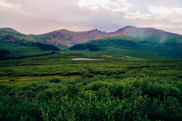 landscape in the mountains