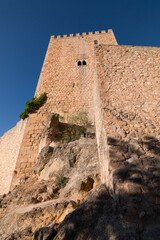Castle tower in an Andalusian village