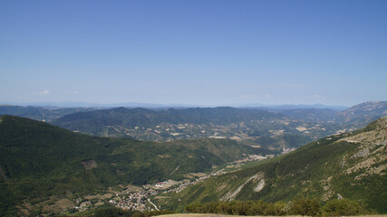 Obraz premium Vista dal monte Catria