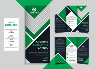 Creative  & Clean Tri-Flod Brochure Design