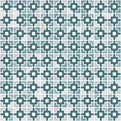 Seamless crosses and dots vibrant contrast pattern vector background