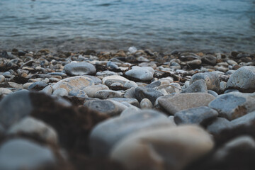 stones on the beach