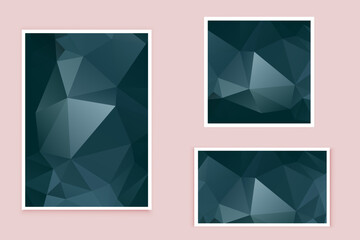 abstract textured polygonal background vector. Blurry triangle design. The pattern can be used for the background.	