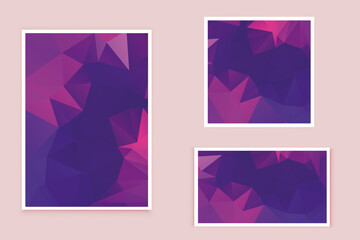 abstract textured polygonal background vector. Blurry triangle design. The pattern can be used for the background.	