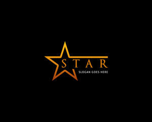 Obraz premium Star Logo Vector Template Design Illustration