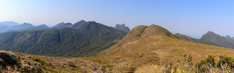 panorama of the Paraná montains in Brazil