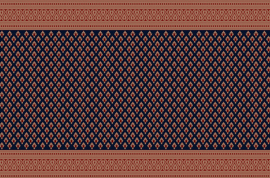 Seamless traditional Indian motif - perfect for background or wallpaper