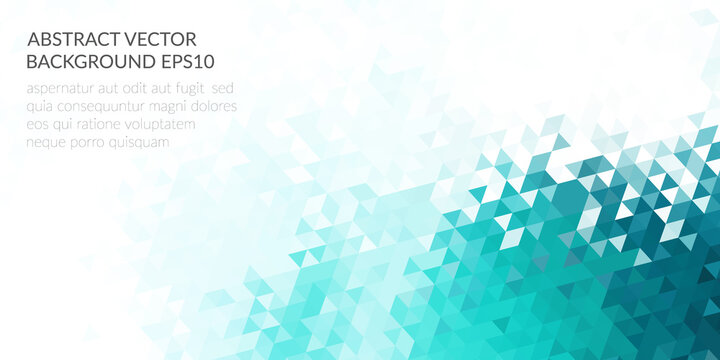 Abstract image with texture of light, triangles.