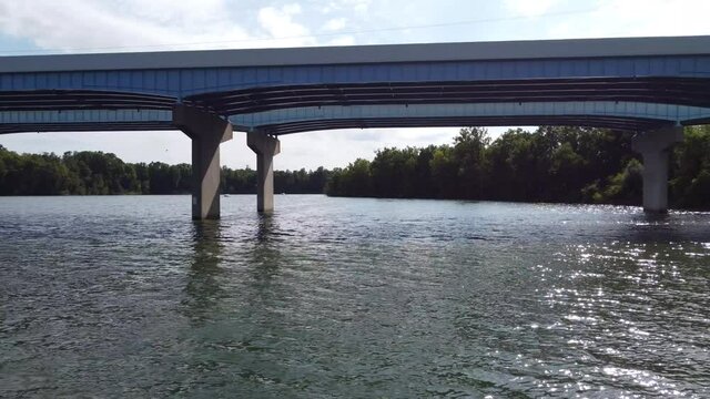 Fly under bridge