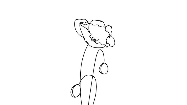 Botanical plants line