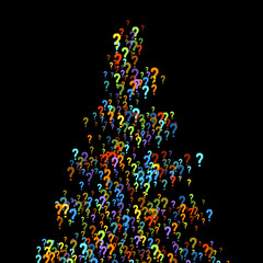 Question marks Quiz, doubt poll query public poll.