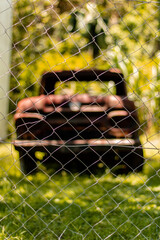 Caminh&atilde;o enferrujado abandonado