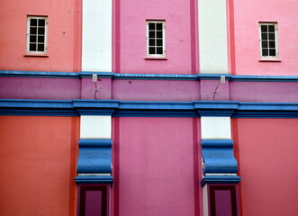 Bonbonfarbene Fassade in Kopenhagen