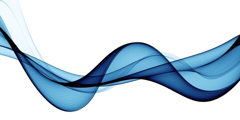 Color light blue abstract waves design
